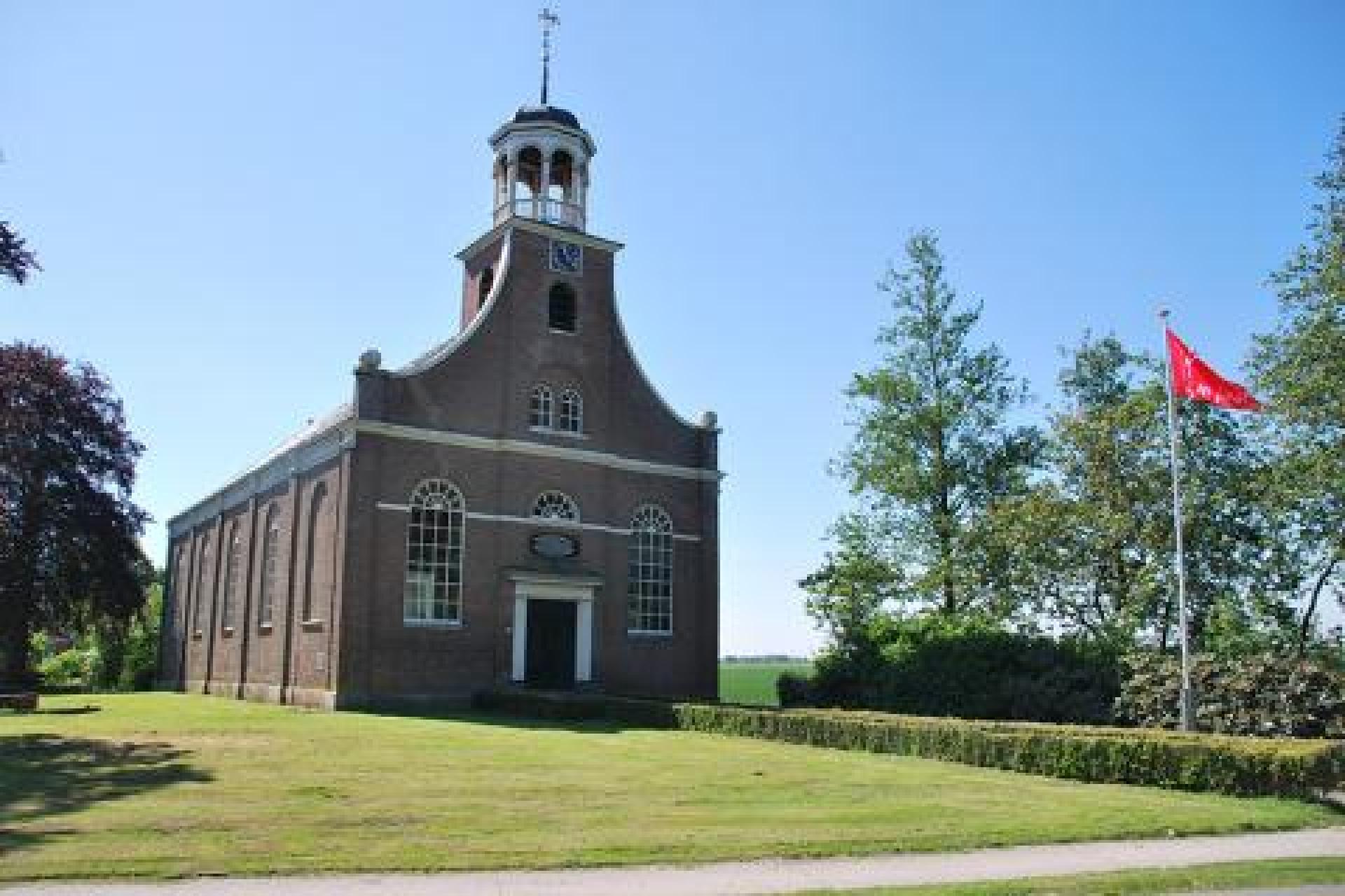 Vooraanzicht Nederlands Hervormde Kerk Nieuw Beerta